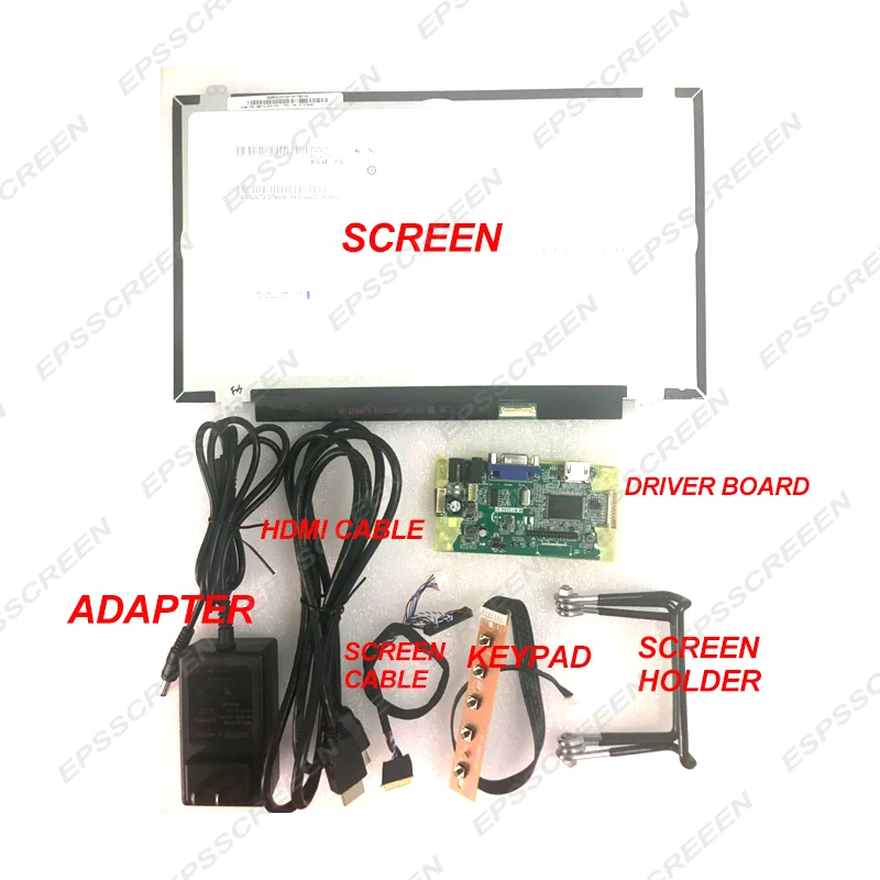 Расширенный/дублирующий/второй экран ноутбука wideview DualDisplay светодиодный комплект платы ips 1080P HDMI ЖК-матричный модуль DESTOP монитор DIY