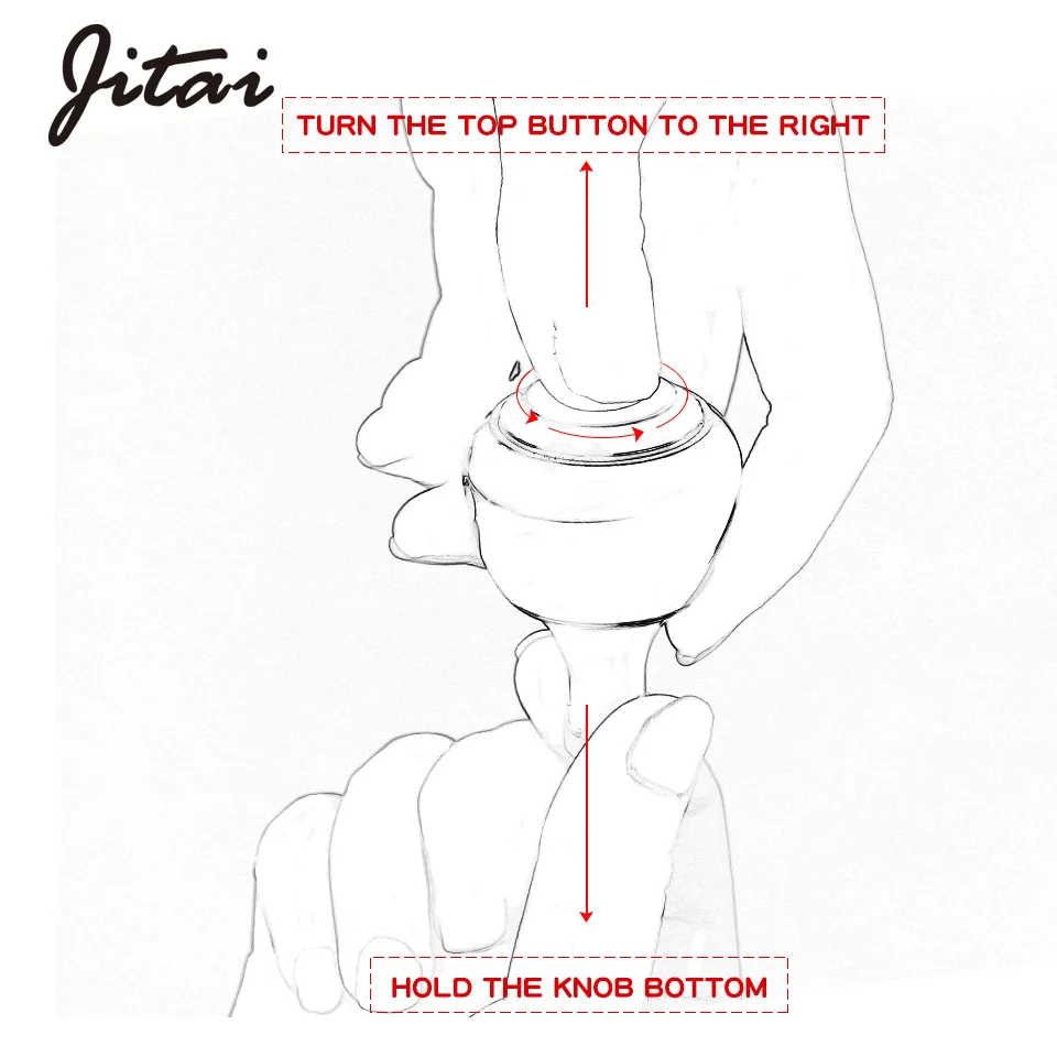JITAI Алюминий сплав Рыболовная катушка ручки металлический Рыболовные для ловли