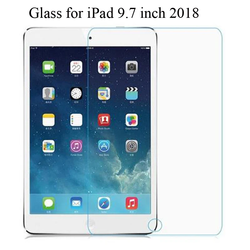 For iPad 9.7 2018 iPad9.7 2017 A1822 A1823 Tempered Glass Screen ProtectorScreen Film A1893 A1954 Guard Cover Protection | Компьютеры и