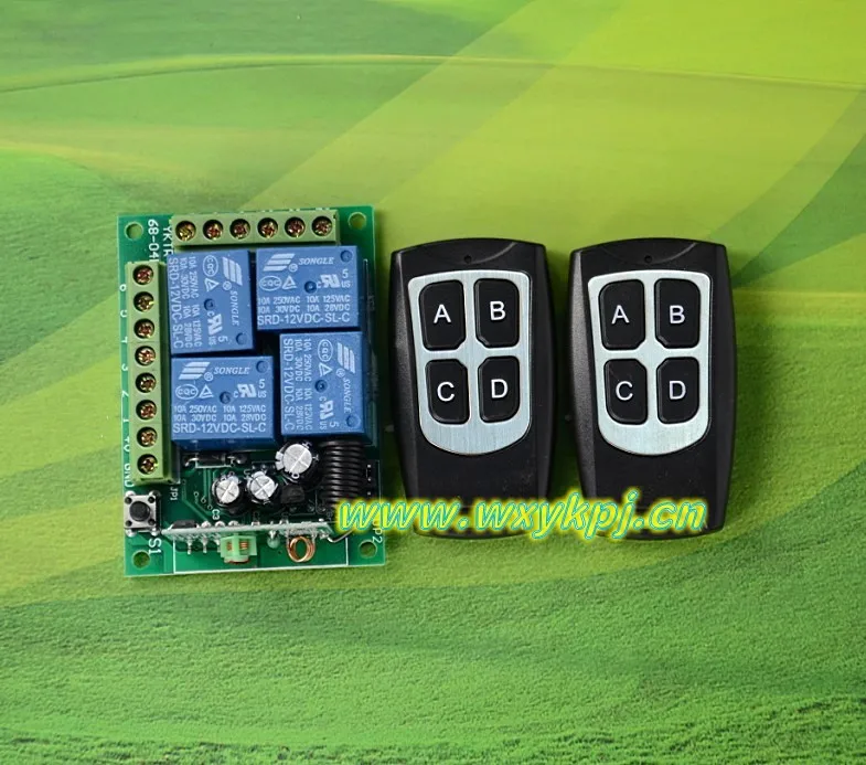 Беспроводная радиочастотная система дистанционного управления для гаражных