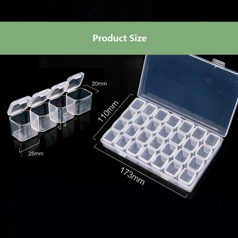 28 решеток маникюрный ящик для инструментов органайзер макияжа чехол хранения