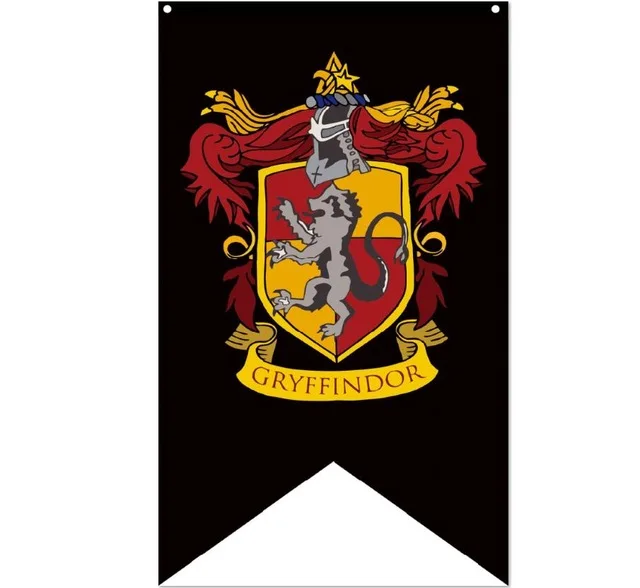 1pc 75X125cm flag Harri магические трюки баннер украшения Гарри Гриффиндор Слизерин Рейвенкло Плавающие Летающие вечерние флаг игрушка для детской вечеринки - Цвет: 1pc 75X125cm flag
