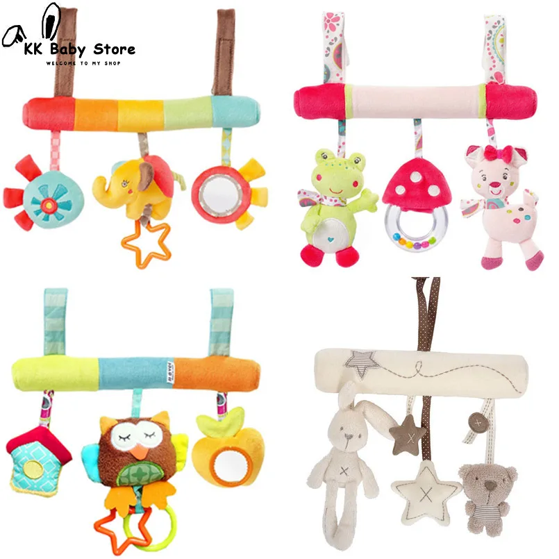 Милые детские игрушки детская кроватка с животными/автомобиль/кровать