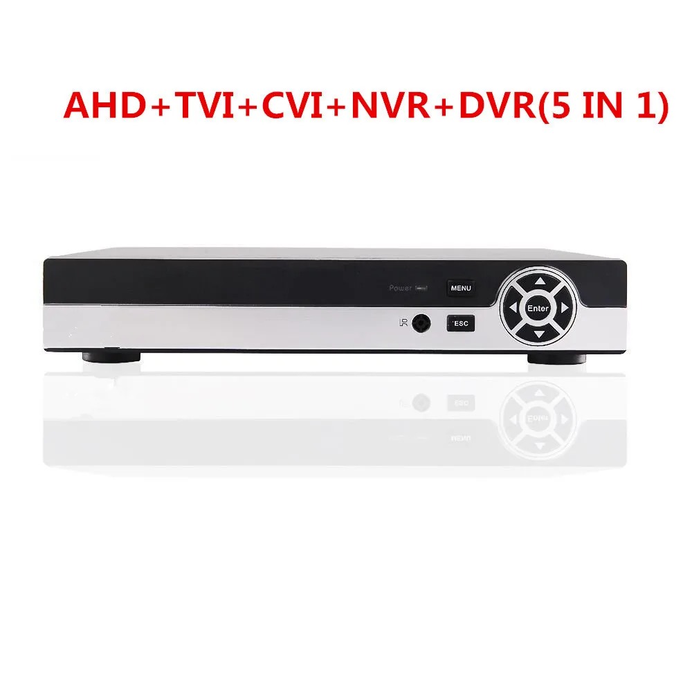 8CH Hybrid 1080N 5 в 1 AHD DVR (1080P NVR + 960H Analog TVI CVI) CCTV цифровой рекордер HDMI выход SATA HDD