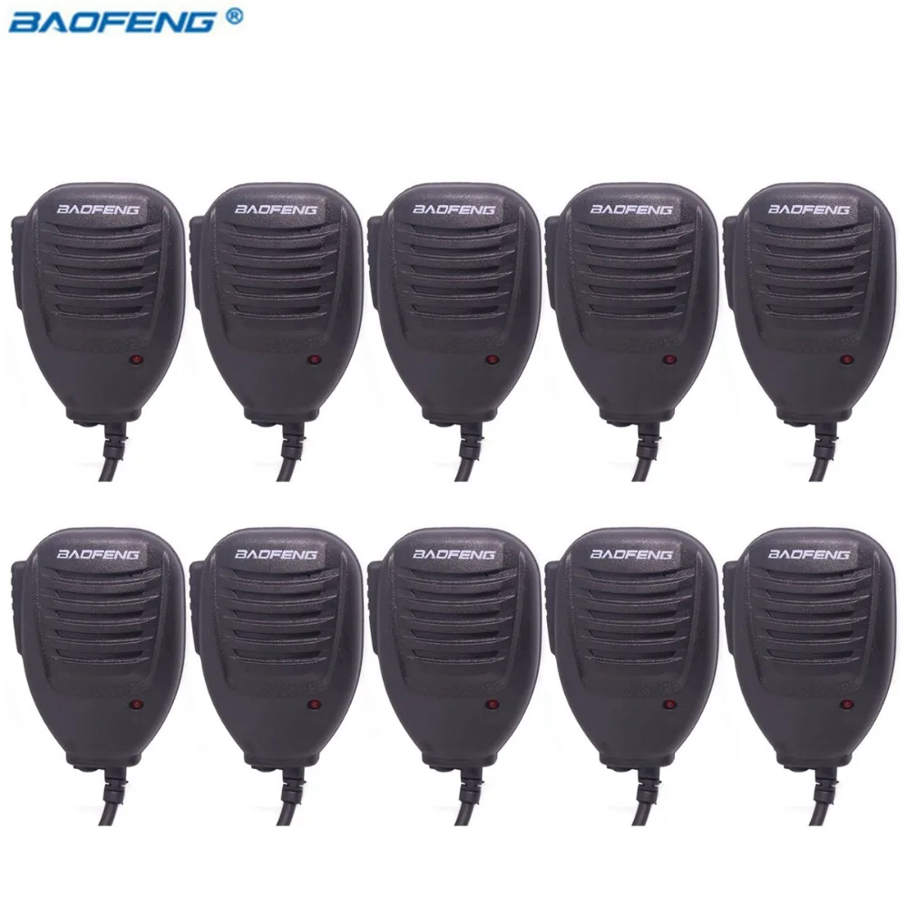 10 шт. BAOFENG BF 26 Динамик микрофон для Baofeng Портативный двухстороннее радио UV 5R 5RE 888S B6