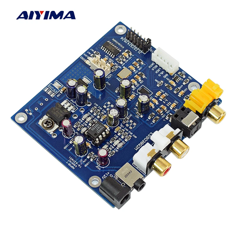 Aiyima ES9038Q2M декодер плата DAC ies DSD оптический коаксиальный вход декодеры для аудио
