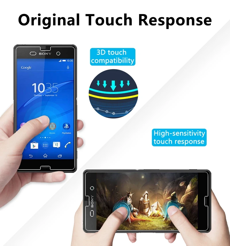 9H 0 26 мм Премиум Закаленное стекло для Sony Xperia Z3 D6603 D6653 Защитная пленка экрана |