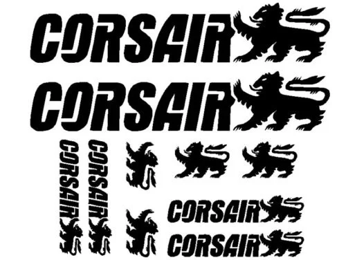 Фото Набор стикеров Corsair для велосипеда MTB DH горные лисы Konig Ducat Toro Pantani автомобильный