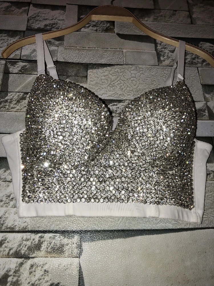 Hand-made жемчуг Bralet корсетные короткие Для женщин бюстье бюстгальтер укороченный Топ Свадебные Bralette жилет плюс Размеры цена D02