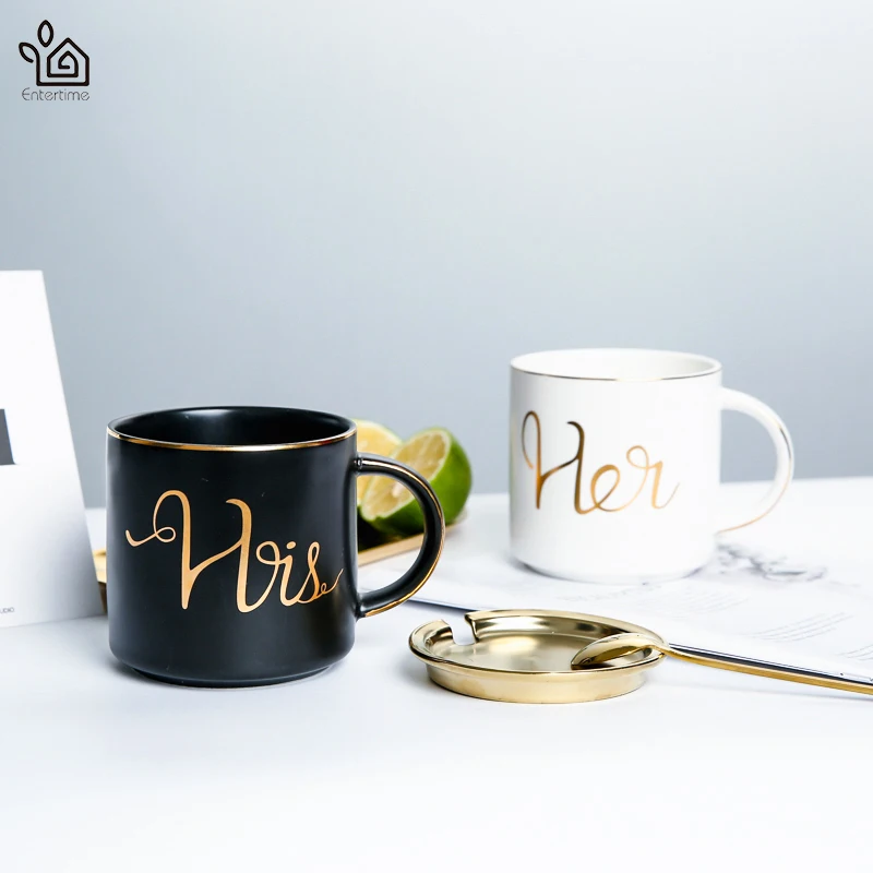 Энтертайм мистер и миссис пары керамические кофейные кружки молоко чай чашки
