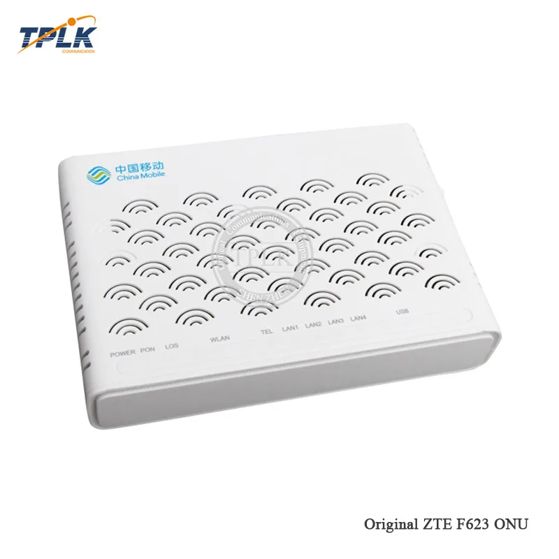 10 шт./лот оригинальный новый бренд ZXHN F623 ONU/ONT GPON английская версия с 1GE + 3FE 1