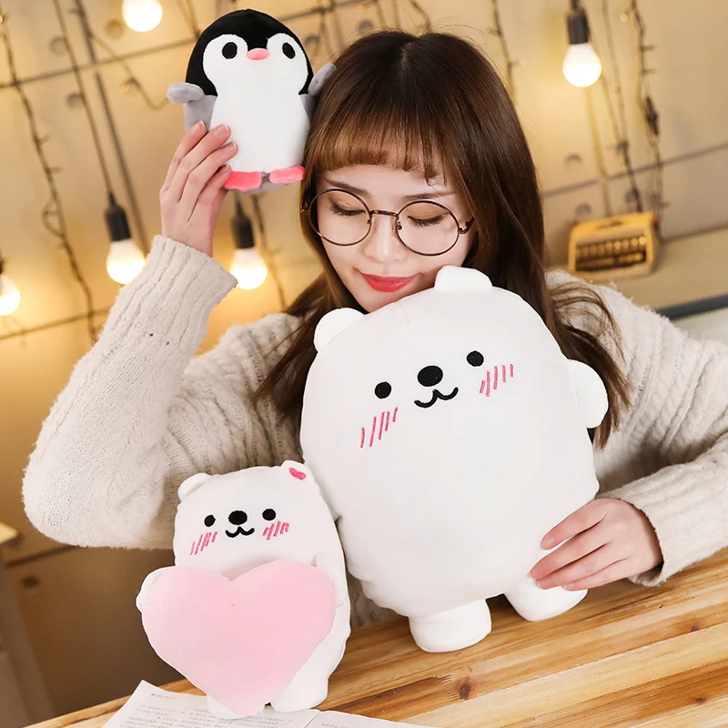 1 шт. милая плюшевая кукла Пингвин полярный медведь плюшевые игрушки мягкая