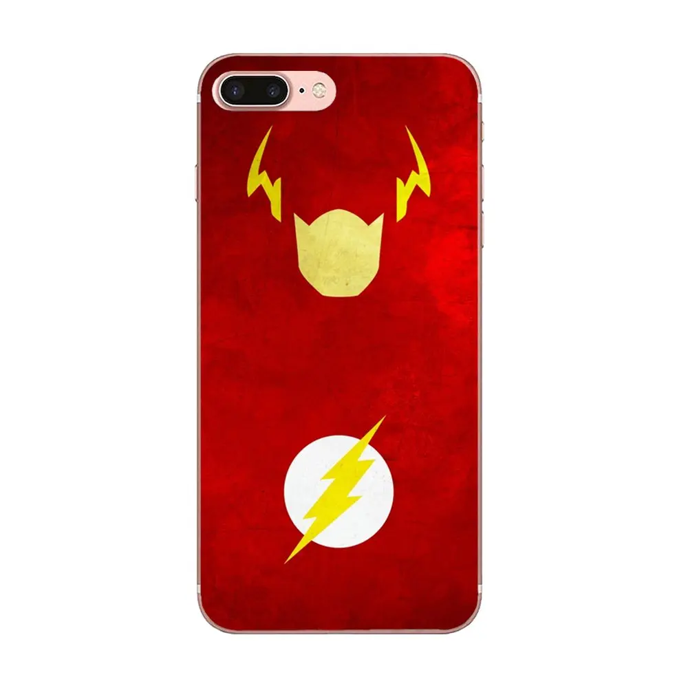 Супер герой флэш DC Comics логотип для Galaxy A3 A5 A7 On5 On7 2015 2016 2017 Grand Alpha G850 Core2 Prime S2
