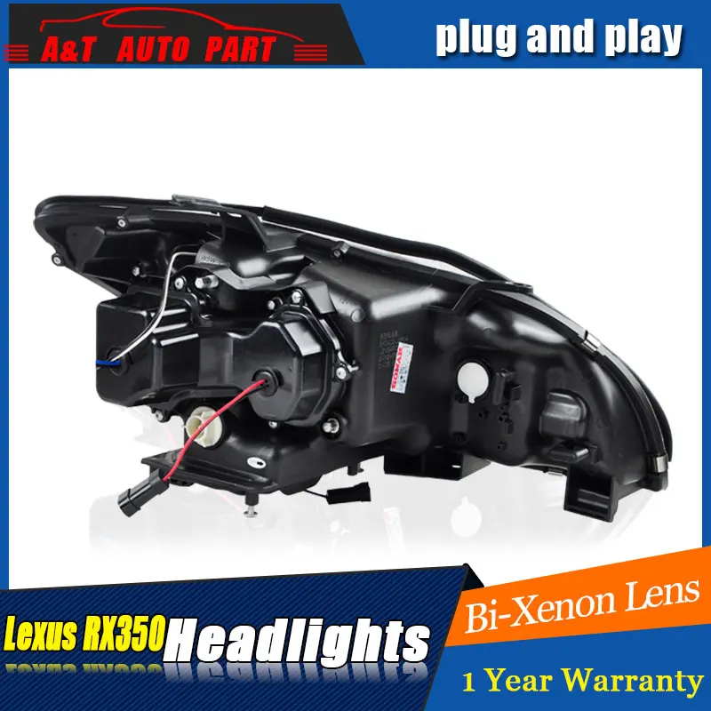 

Auto part Style LED Head Lamp for Lexus RS350 led headlights 2004-2009 for RS350 drl H7 hid Bi-Xenon Lens angel eye low beam