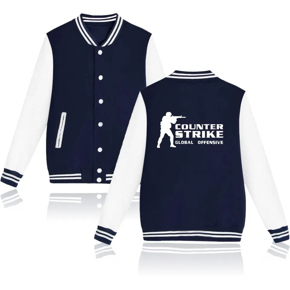 Бейсбольная куртка CS GO бейсбольная форма одежда cs go Counter Strike глобальная размера
