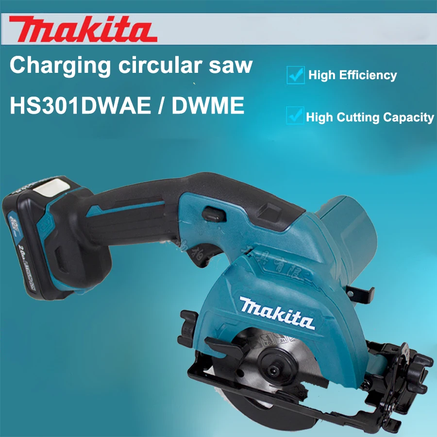 Япония Makita HS301D электрическая циркулярная пила, деревообрабатывающие пилы, электрическая режущая машина 85 мм 1500 об/мин Ач литиевая