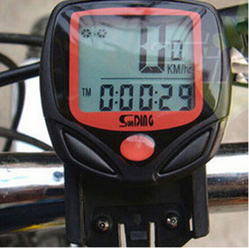 Bike Computer S548B Waterproof LCD Bicycle Display Odometer Speedometer 14 Functions odometer stopwatch BCP0101 | Спорт и
