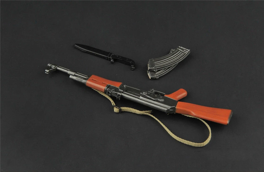 Игрушка в масштабе 1:6 модель пластикового пистолета ZY2007 1/6 оружия AK47 Игрушечная с