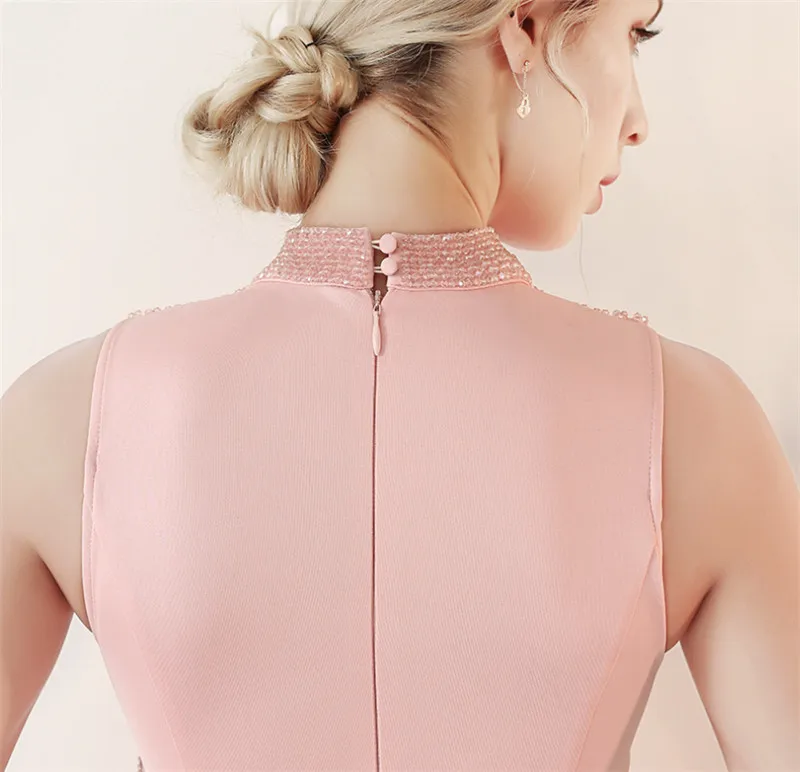 Элегантные длинные черные вечернее платье с блестками vestido de festa халат longue платья