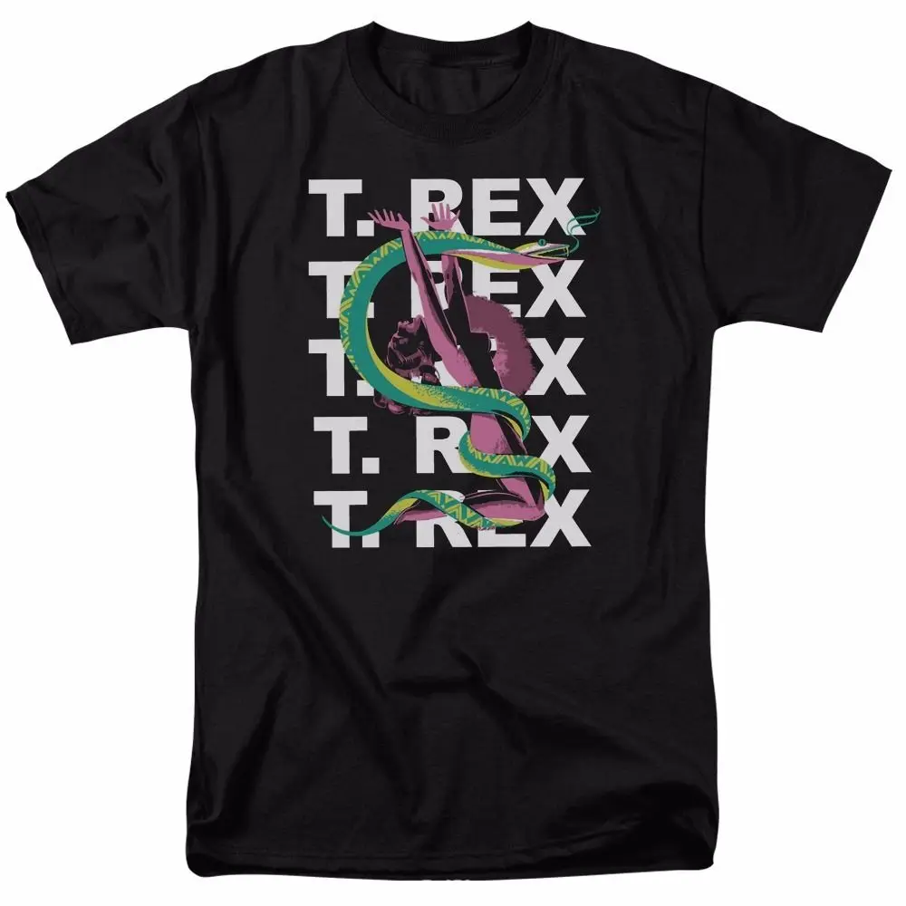 T-Rex рок змея Лицензия взрослых майка | Мужская одежда