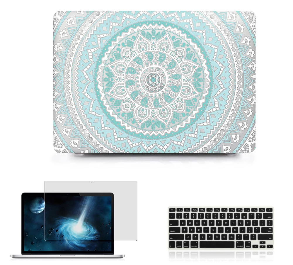 Чехол для ноутбука + крышка клавиатуры пленка экрана Macbook Pro Touch Bar 13 15 A2159/A1989/A1990 Air