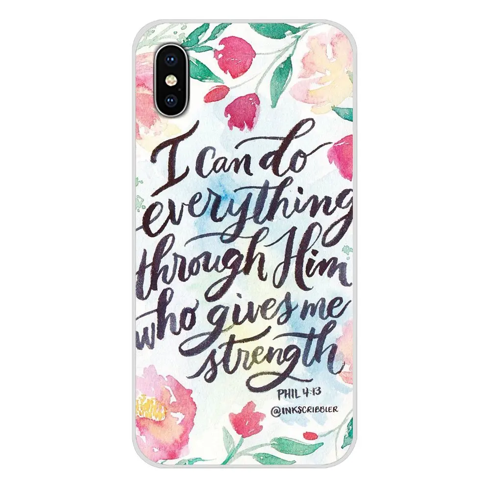 Чехол для телефона Samsung Galaxy J1 J2 J3 J4 J5 J6 J7 J8 Plus 2018 Prime 2015 2016 2017 Bible verse philpians Jesus Christian |