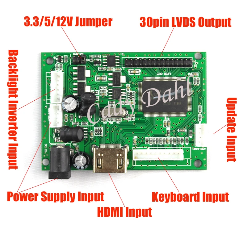 Плата контроллера ЖК дисплея HDMI модуль + 4 кабеля CCFL LVDS ДЛЯ LTM170EX LM170E01 M190EN04 1280x1024 2