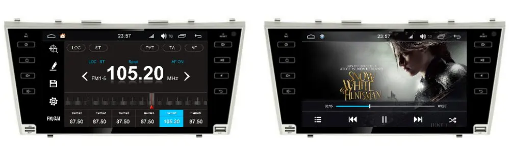 Автомобиль проигрыватель Android " ips ЖК дисплей экран для Toyota Camry(XV40) 2006~ 2011 Автомобильный gps навигации радио AMP BT SD USB AUX wi fi
