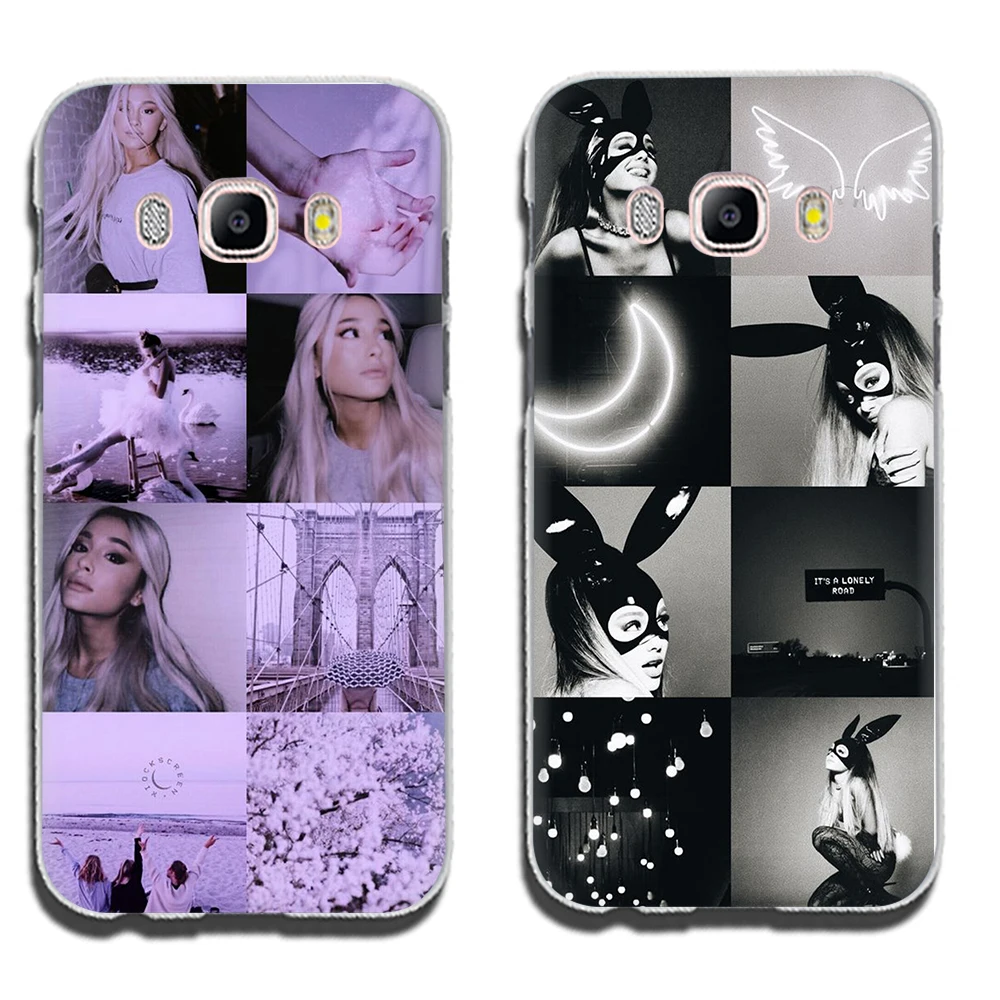 Жесткий чехол для телефона Ariana Grande для samsung Galaxy J1 J2 J3 J4 J5 J6 Plus Prime J7 DUO J8
