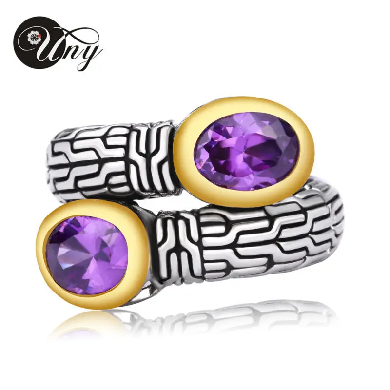 Uny Jewelry Кольцо Винтаж Античные кольца deisnger модный бренд Hardy женщин CZ Кольца Femme