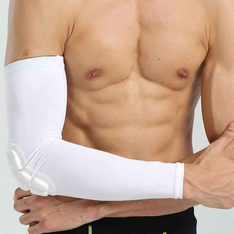 1 шт. Высокие эластичные спортивные Длинные рукава для защиты рук Поддержка при