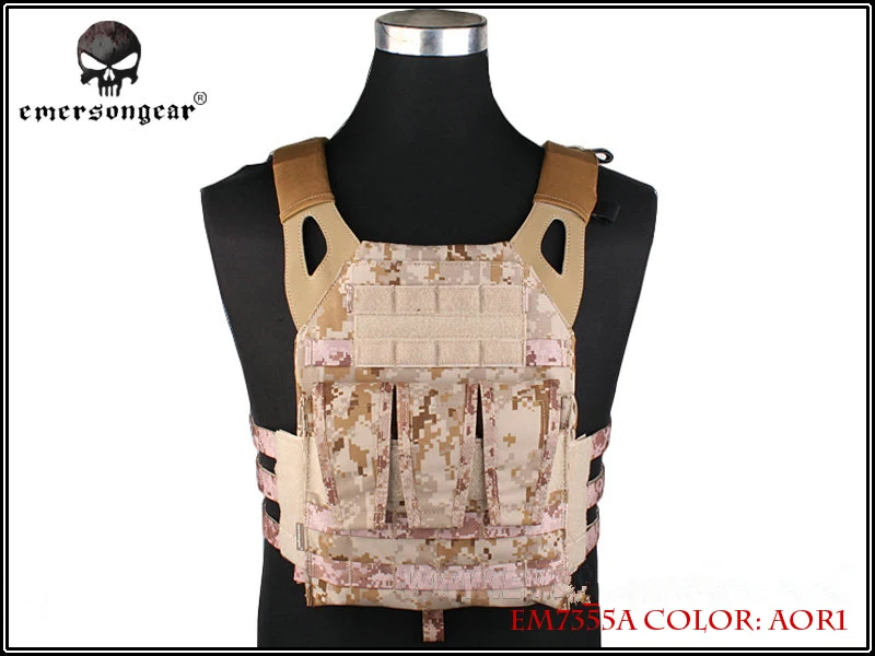 EMERSONN Jumper Plate Carrier NJPC Камуфляжный Жилет Molle жилет для пейнтбола военное снаряжение