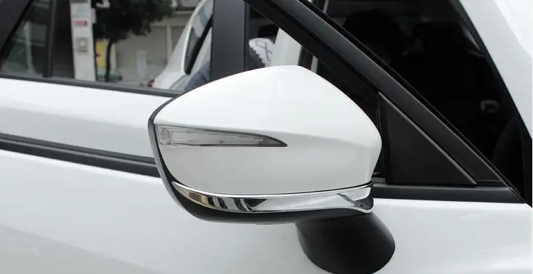 Зеркало заднего вида покрытия, зеркало Накладка для Mazda CX-3 CX3, ABS хром, 2 шт./лот