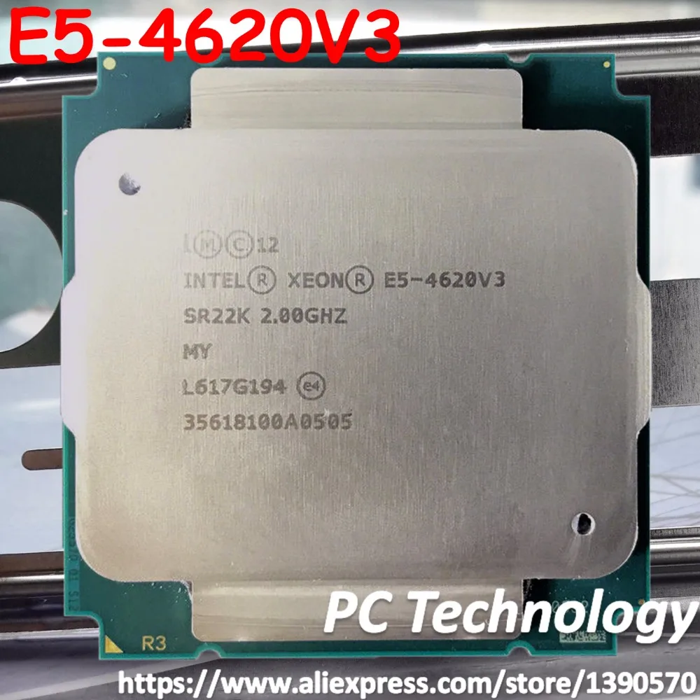 Оригинальный процессор Intel Xeon E5 V3 4620V3 2 0 ГГц 10 ядерный 25 Мб 4620 ЦП на базе Android