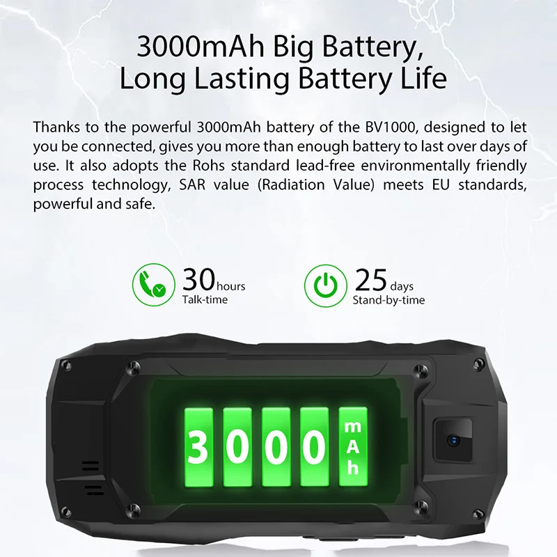 Blackview BV1000 Dual SIM мобильные телефоны gsm IP68 Tri-proof водонепроницаемые Россия Клавиатура