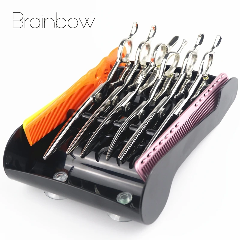 Brainbow, 1 шт., парикмахерские ножницы, держатель, чехол, парикмахерские ножницы, заколки для волос, коробка для хранения, зажимы для горшка, ножницы, держатель
