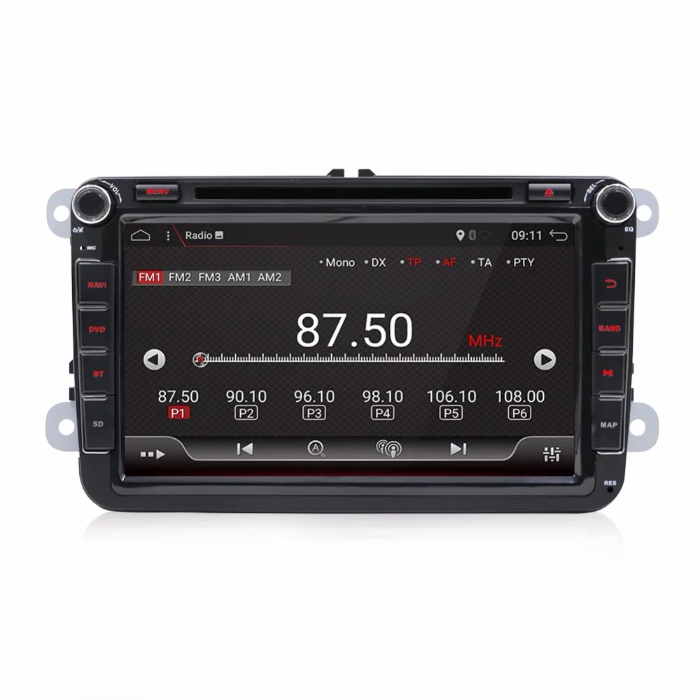 Bosion 8 &quot2 Din Android 7 1 автомобильный Радио Аудио GPS навигация для Volkswagen VW Passat Polo Golf 5 6