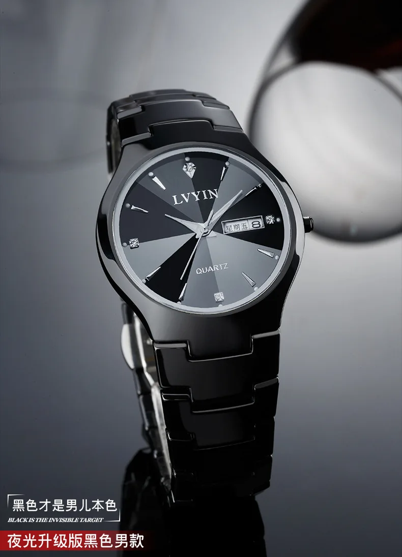luxury womens watches ceramic black white female clocks lvyin brand woman watches waterproof quartz diamond ladies wristwatch