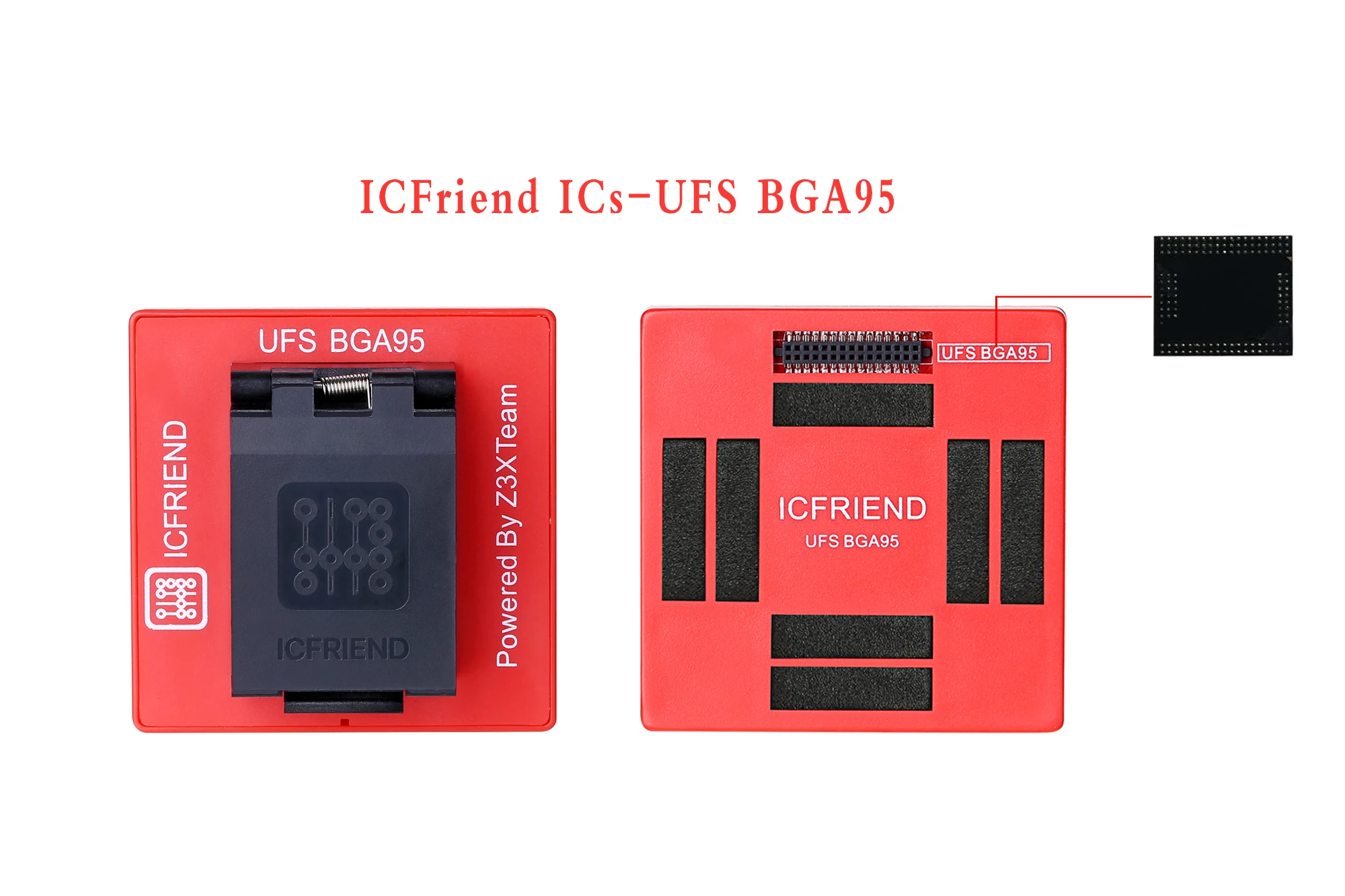 Новейший оригинальный разъем адаптера UFS ICFriend ICs 3 в 1 поддержка BGA254 BGA153 BGA95 с