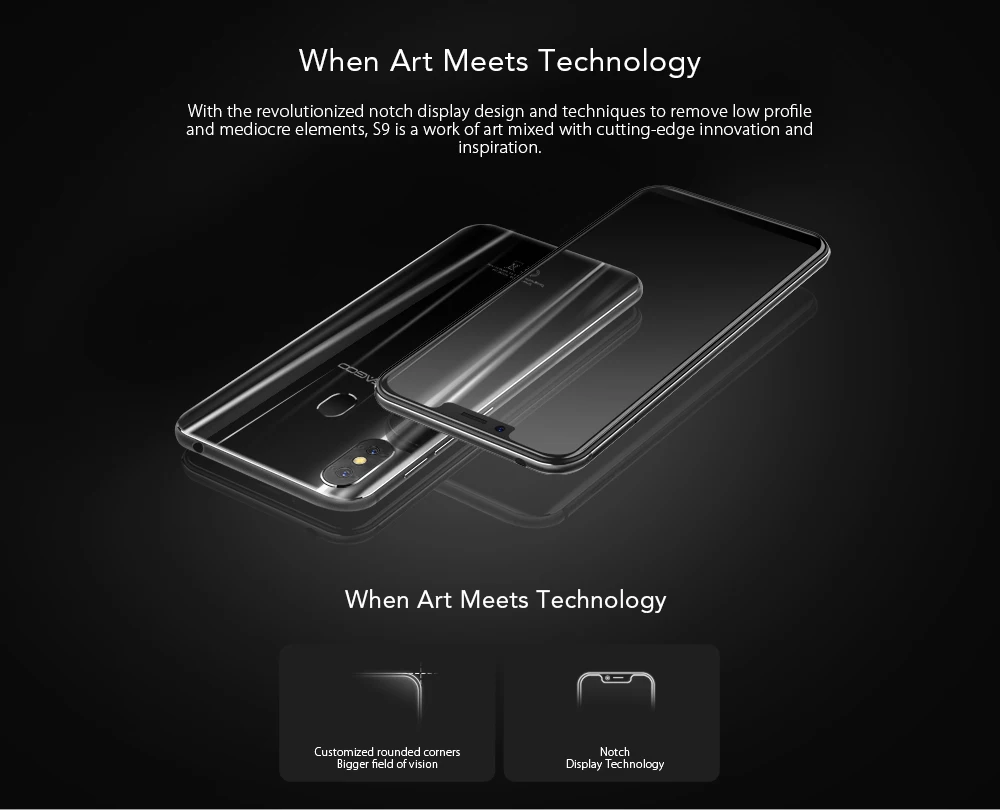 Оригинальный LEAGOO S9 4 Гб 32 GB 5 85 &quot19:9 HD + Android 8 1 4G Global смартфон MTK6750 ядра 13MP 8MP Камера
