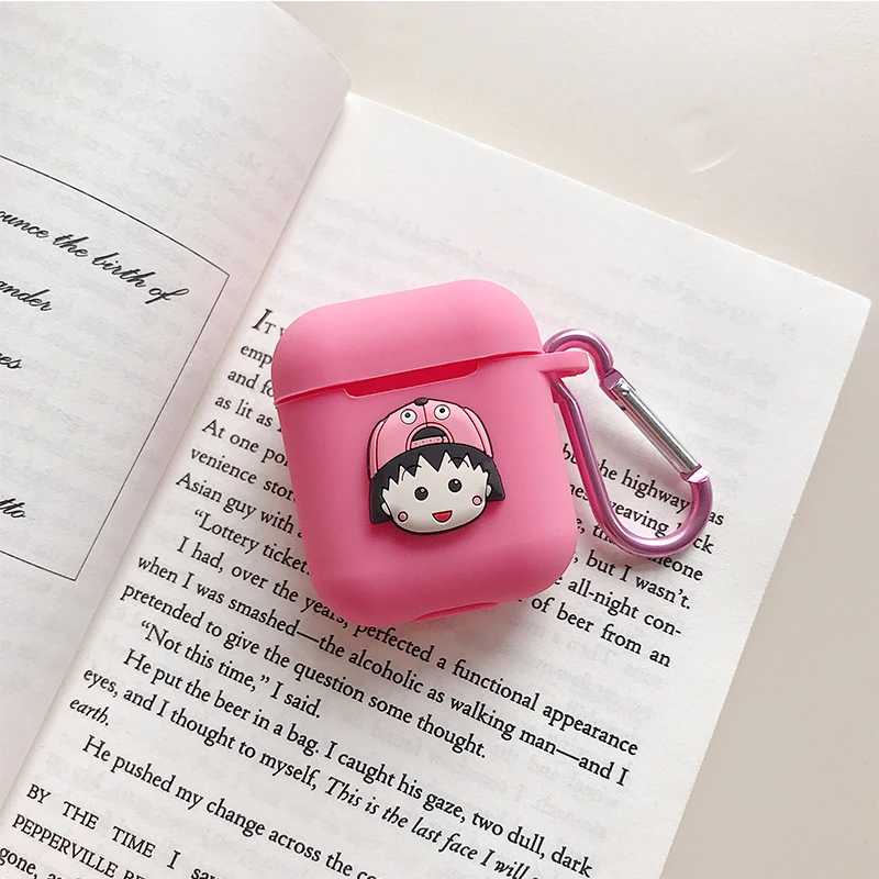 Bluetooth наушники силиконовый чехол для Apple Airpods аксессуары i10 TWS Max мультфильм ручной работы защитный чехол наушники анти-потеря