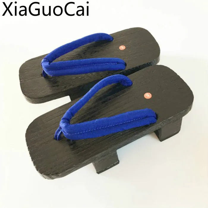 Летние мужские деревянные сандалии обувь японские джентльменские тапочки для