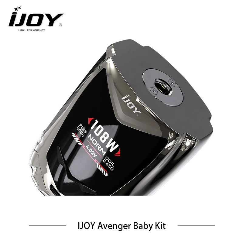 IJOY Avenger Baby Kit Max 108w Box Mod Vape AI voice control mod Dual 20350 2800mah Battery Pod/Power/TC/TCR Modes Vaporizer | Электроника