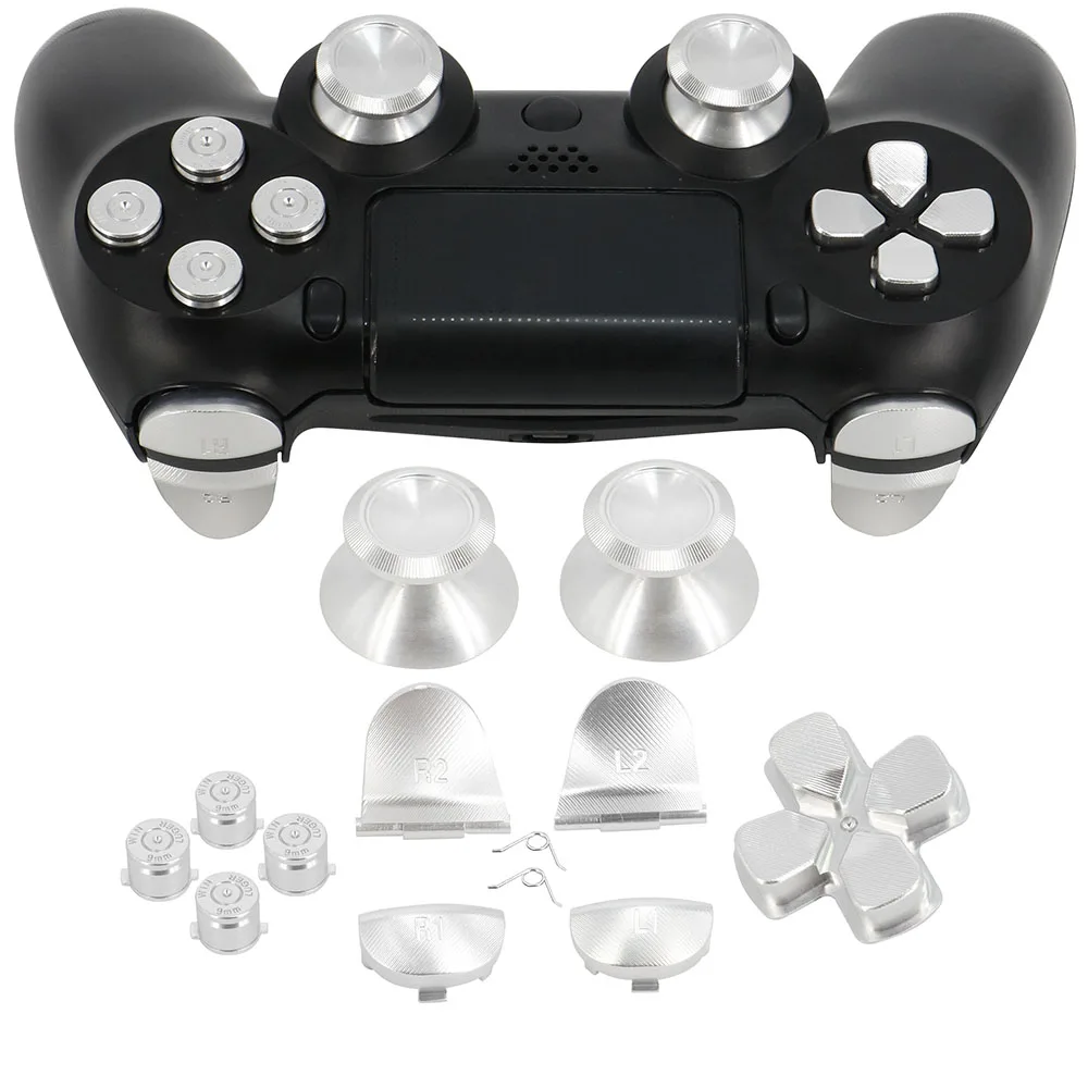 Серебряный цвет полный комплект алюминиевые металлические пуговицы в виде пуль