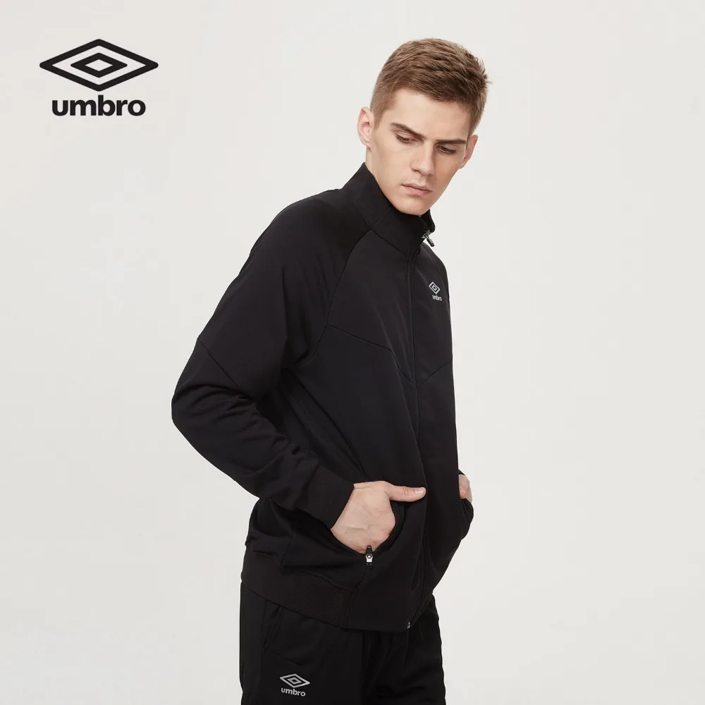 Umbro Для мужчин осенняя куртка воротник свитера универсальные Длинные рукава кардиган спортивной Для мужчин s Фитнес бег куртки UO174AP2437