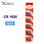5 шт.лот CR1620 1620 ECR1620 кнопочный аккумулятор монетная батарея для часов игра Зажигалка CR1620 DL1620 5009LC литиевая батарея Бесплатная доставка