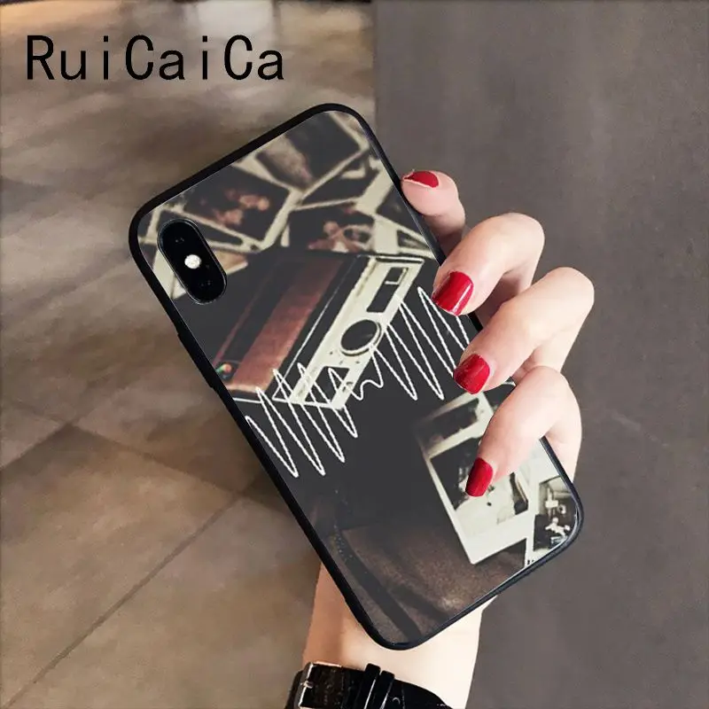 RuiCaiCa a arctic monkeys мягкий черный чехол для телефона iPhone 8 7 6 6S 6Plus X XS MAX 5 5S SE XR 10 Чехол