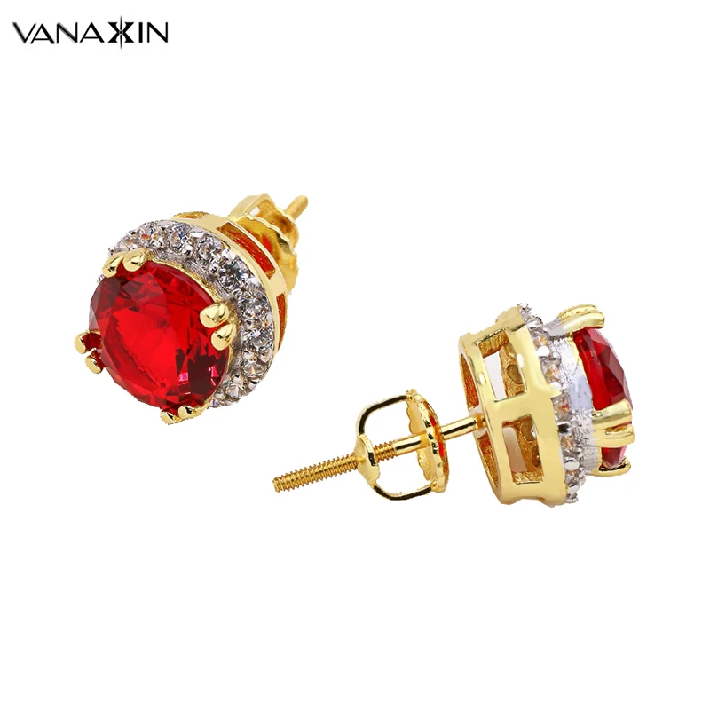 VANAXIN AAA Австрия, Чехия с украшением в виде кристаллов для шармы для девочек Стад Серьги 925 пробы Серебряные серьги Для женщин, хорошее ювелирное изделие, подарок Brinocs Вечерние
