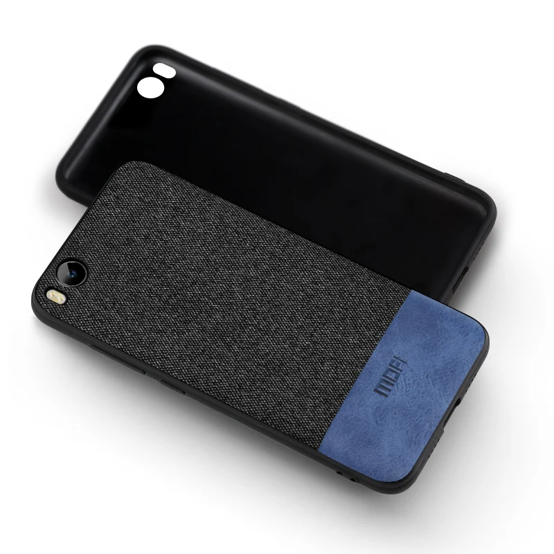 black with blue Для xiaomi Mi max 2 Чехол чехол xiaomi max2 max1 задняя крышка противоударный тканевый чехол s силиконовый MOFi max 3 pro Чехол - Цвет: black with blue