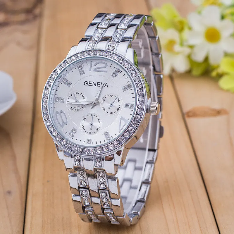 Reloj mujeres новые роскошные брендовые элегантные женские часы кварцевые из